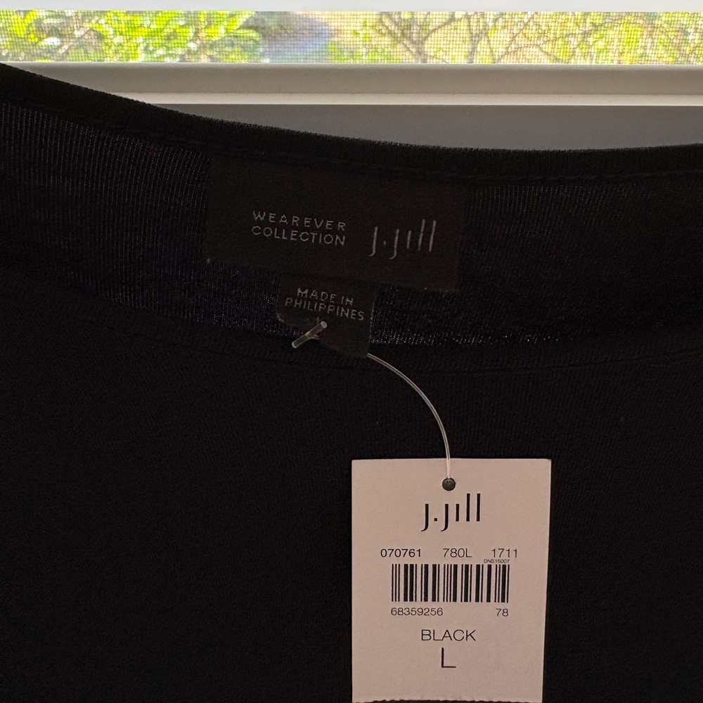 JJill Wearever Collection Black Tunic with tags - Picture 3 of 3